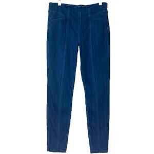 Liverpool Jeans Pull On High Rise Ankle Dark Wash Stretch Women’s Size 12/31